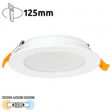 Φωτιστικό LED Στρογγυλό Χωνευτό 12W 230V 1200lm CCT 21-01218